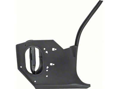 1970-1981 Camaro Interior Kick Panel; with Air Conditioning; Passenger Side; Black
