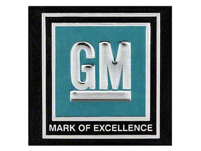 1967 Camaro Seat Belt Decal; Aqua; Each