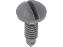 Rear Hatch Panel Trim Screw; Medium Dark Gray (82-92 Camaro)