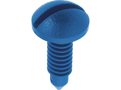 1982-1992 Camaro Rear Hatch Panel Trim Screw; Medium Blue; Each