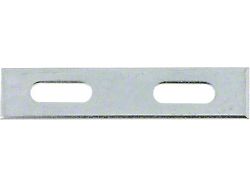 1968-1969 Camaro Front Door Rear Vertical Window Track Upper Retainer Plate; RH or LH; Each