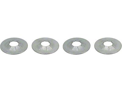 1967-1969 Camaro Heater Control Cable Retainers; 4 Piece Set
