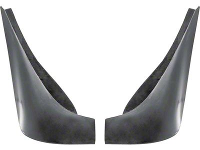 1970-1973 Camaro Front Spoiler Side Extensions; Rally Sport; Aftermarket RH and LH; Pair; Except Standard Models