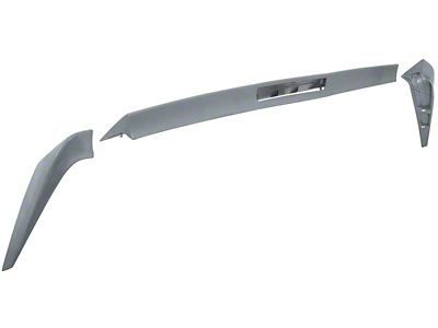 1982-1991 Camaro Rear Spoiler; Coupe; w/Brake Lamp Provision; 3 Piece Set