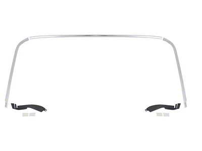 1970-1981 Camaro Front Windshield Molding Set; Show Quality