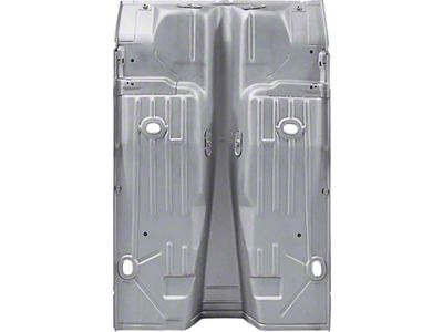 1967-1969 Camaro Full Floor Pan Assembly; with Silver Weld-Thru Coating