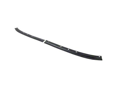 1967-1969 Camaro Front Headliner Mounting Strips; Coupe; Steel; Pair