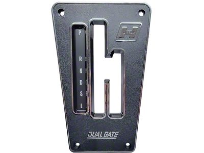 1973-1981 Camaro Hurst Dual Gate Console; Shift Plate