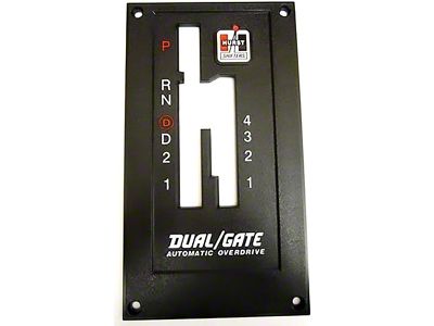 1982-1992 Camaro Hurst Dual gate Shifter; Upper Trim Plate