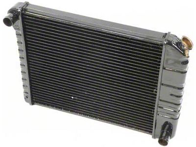 1980-1981 Camaro Small Block V8 with Manual Trans 3 Row Copper/Brass Radiator