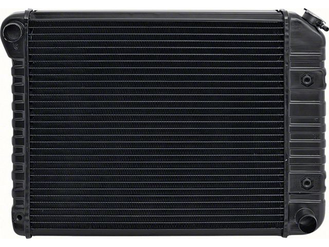 82mm Radiator Ecklers Small Block V8 with Automatic Trans 3 Row Copper/Brass Radiator ...