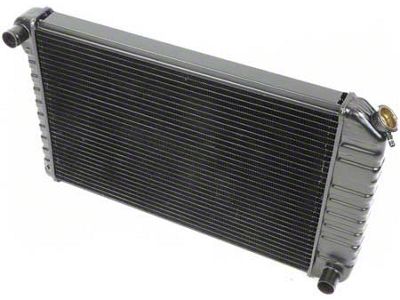 1972-1979 Camaro Small Block V8 with Manual Trans 4 Row Copper/Brass Radiator