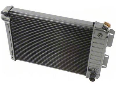 1969 Camaro Big Block V8 with Auto Trans 4 Row Copper/Brass Curved Inlet Radiator Radiator