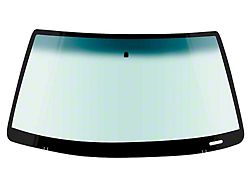 1982-1992 Camaro Front Windshield Glass; with Inner Rear View Mirror Bracket; Tinted; with Shaded Band