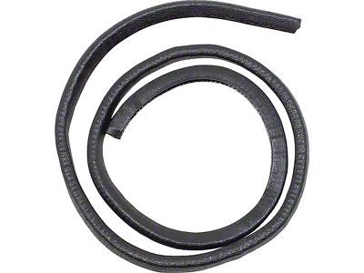 1967-1969 Camaro Convertible Top Header Bow Windlace; Black