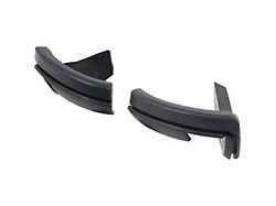 1970-1973 Camaro Rear Bumper Rubber End Fillers; Pair