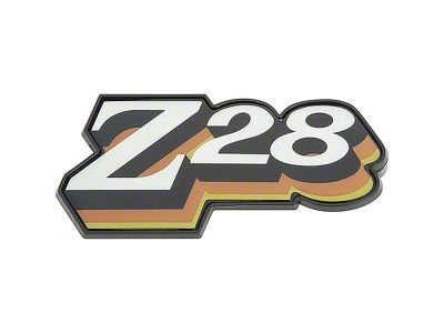 1978 Camaro Z/28 Rear Panel Emblem; Dark Green