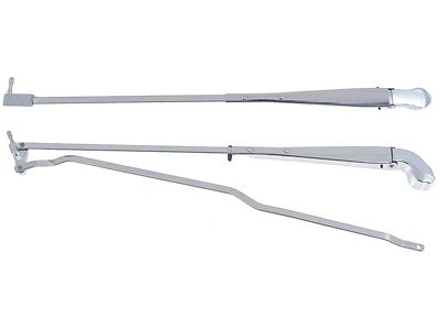 1970-1981 Camaro Windshield Wiper Arms; with Recessed Wipers; Pair