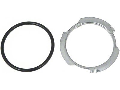 1970-1973 Camaro Fuel Sender Unit Lock Ring and Rubber Gasket; 2 Piece Set; Except Station Wagon Models