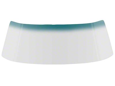 1967-1969 Camaro Coupe Windshield - Clear With Blue Band