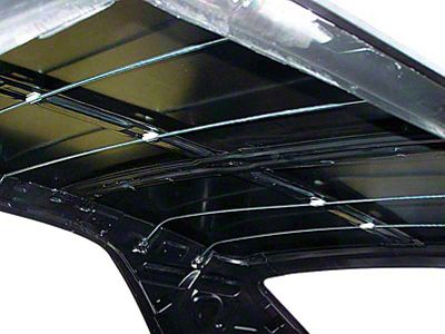 1967-1969 Camaro Interior Headliner Bow Set; Coupe; 5 Piece Set