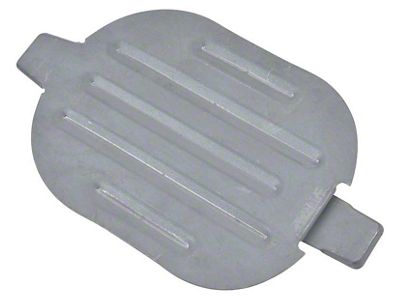 1982-1992 Camaro Floor and Trunk Pan Floor Plug; 5-Inch x 4-Inch