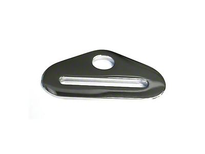 1967 Camaro Seat Belt Anchor; Chrome Plated
