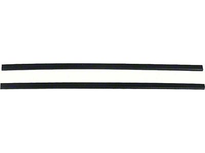 1967-1969 Camaro Quarter Vertical Molding Rubber Inserts; Pair