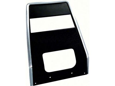 1967-1968 Camaro Center Dash Panel; w/o Radio; w/o AC; Black Pebble Grain; GM Licensed