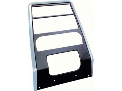 1967-1968 Camaro Center Dash Panel; with AC; Black Pebble Grain; GM Licensed