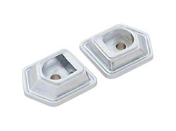 Dash Grab Handle Bezels; Chrome; Pair (1969 Camaro)