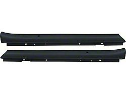 1970-1975 Camaro Upper Door Panel Top Rails; Standard Interior; Pair