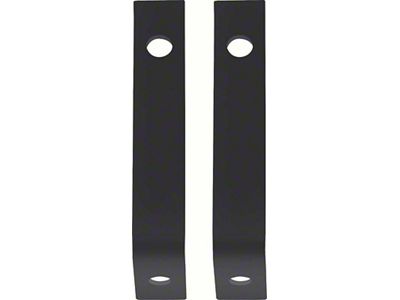 1967-1968 Camaro Rear Lower Bumper Guard Installation Brackets; Pair