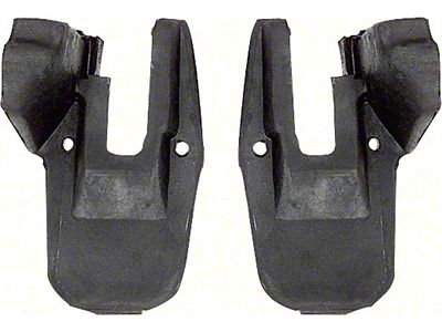 1967-1969 Camaro Interior Door Jamb Rubber Seals; Pair