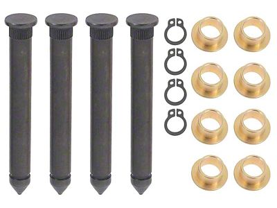 1967 Camaro Door Hinge Repair Kit; 16 Piece Set