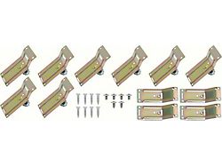 1967 Camaro Lower Molding Installation Clip Set; OE Factory Style