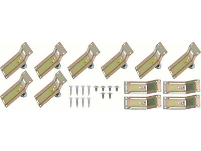 1967 Camaro Lower Molding Installation Clip Set; OE Factory Style