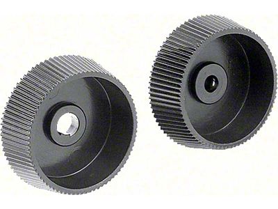 1967-1968 Camaro Radio Tone Control Knobs; Tone and Fader; Mono Radio; Pair
