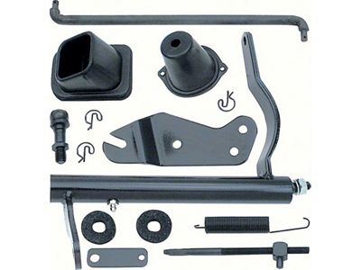 1968-1969 Camaro Clutch Linkage Kit; Big Block