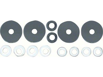 1967 Camaro RS Headlight Bushing Set; 14 Piece Set