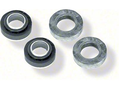 1969 Camaro Front Bumper Corner Mount Set; with Chrome Bumper