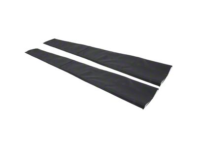 1967-1969 Camaro Convertible Top Pad Set; 65-Inch;Black
