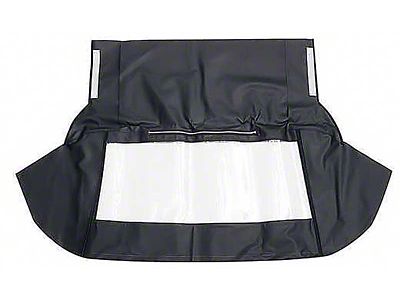 1967-1969 Camaro Convertible Plastic Window Assembly; OE Style; Vinyl; Black