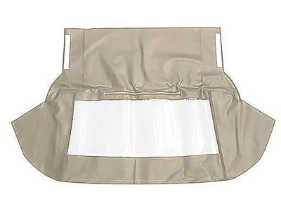 1967-1969 Camaro Convertible Plastic Window Assembly; OE-Style; Vinyl; Beige