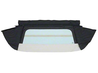 1967-1969 Camaro Convertible Glass Window Assembly; Hinged Folding-Style; Vinyl; White