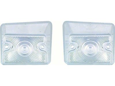 1967-1968 Camaro Rally Sport Park Lamp Lens; Pair