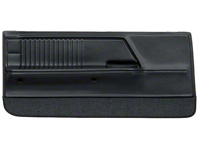1967 Camaro Door Panels; with Deluxe Interior; Black; Pair