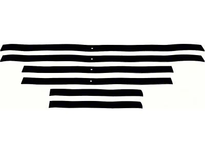 1967-1969 Camaro Leaf Spring Liner Set; 4 Leaf; 6 Piece Set; OER