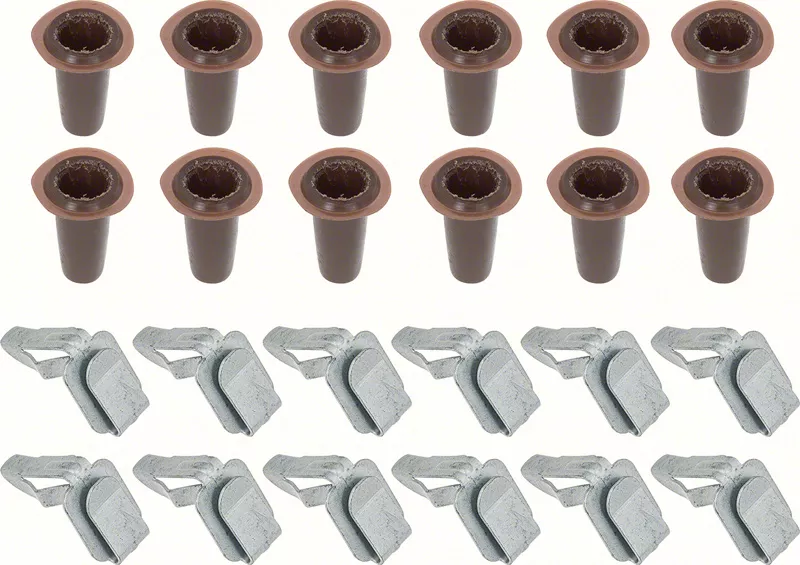 thumbnail image 2 of ACP Radiator Bracket Set For 66-77 Ford Bronco V8 – Black, Fits 3.25" Thick Tanks 2 of 3