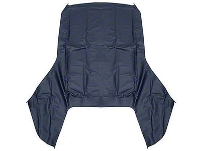 1967-1969 Camaro Convertible Top Only For Plastic Window; Vinyl; Blue